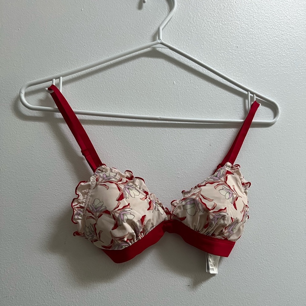H&M Floral Bikini Top US 6